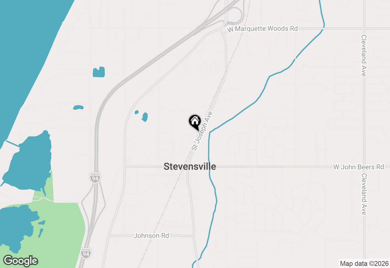Map of 5521 E Karen Court, Stevensville, MI 49127