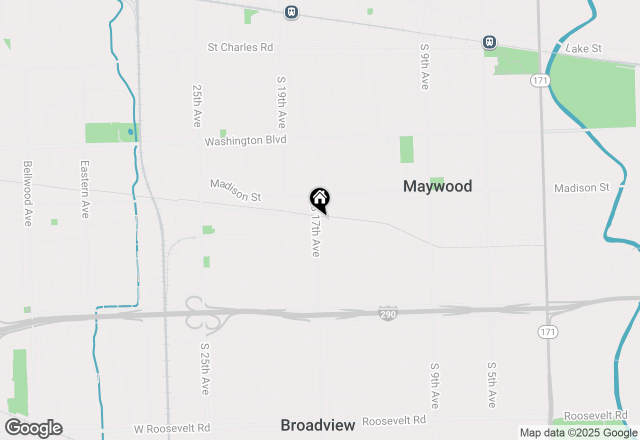 Map of 1201 S 17th Avenue #C, Maywood, IL 60153