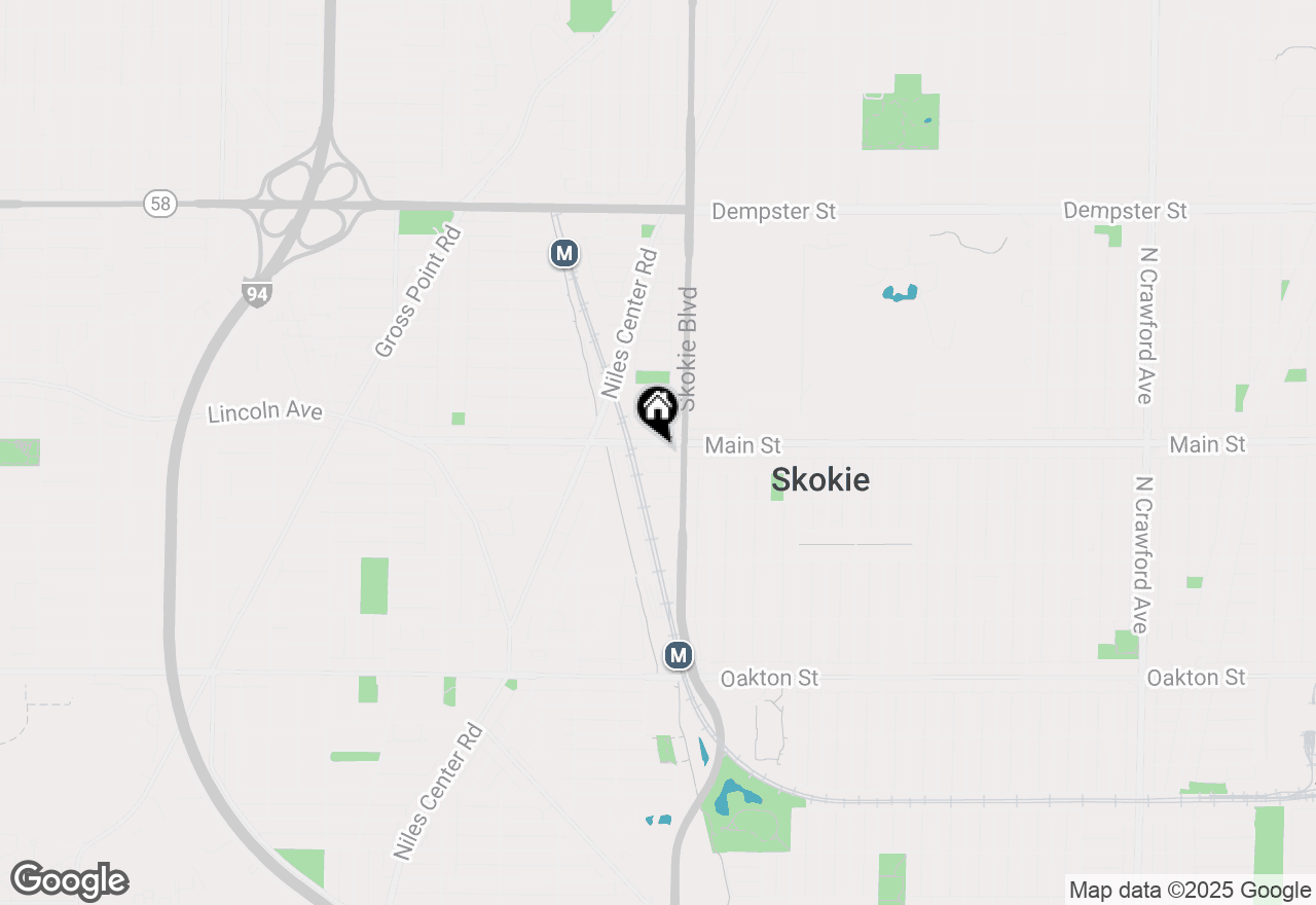 Map of 4825 Main Street, Skokie, IL 60077