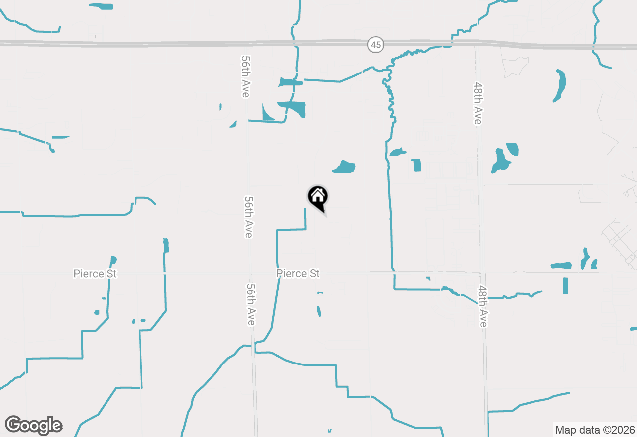 Map of 5363 Windfield Drive, Allendale, MI 49401