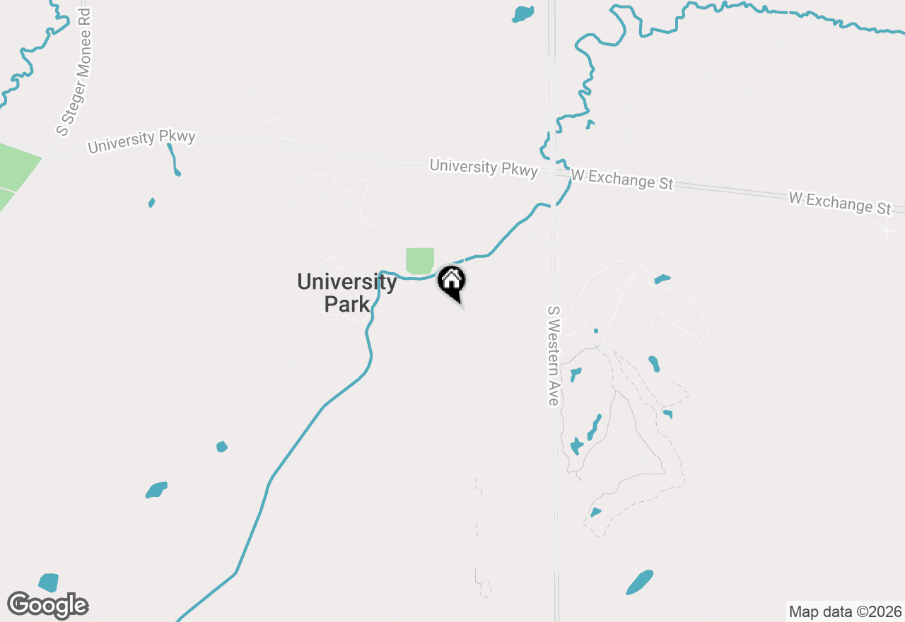 Map of 903 Blackhawk Drive, University Park, IL 60484