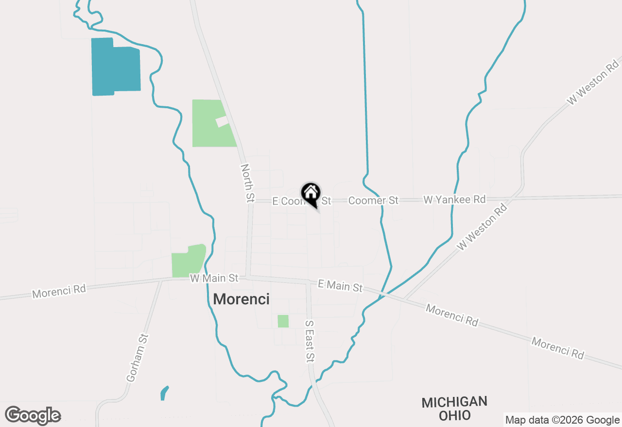 Map of 518 N East Street, Morenci, MI 49256
