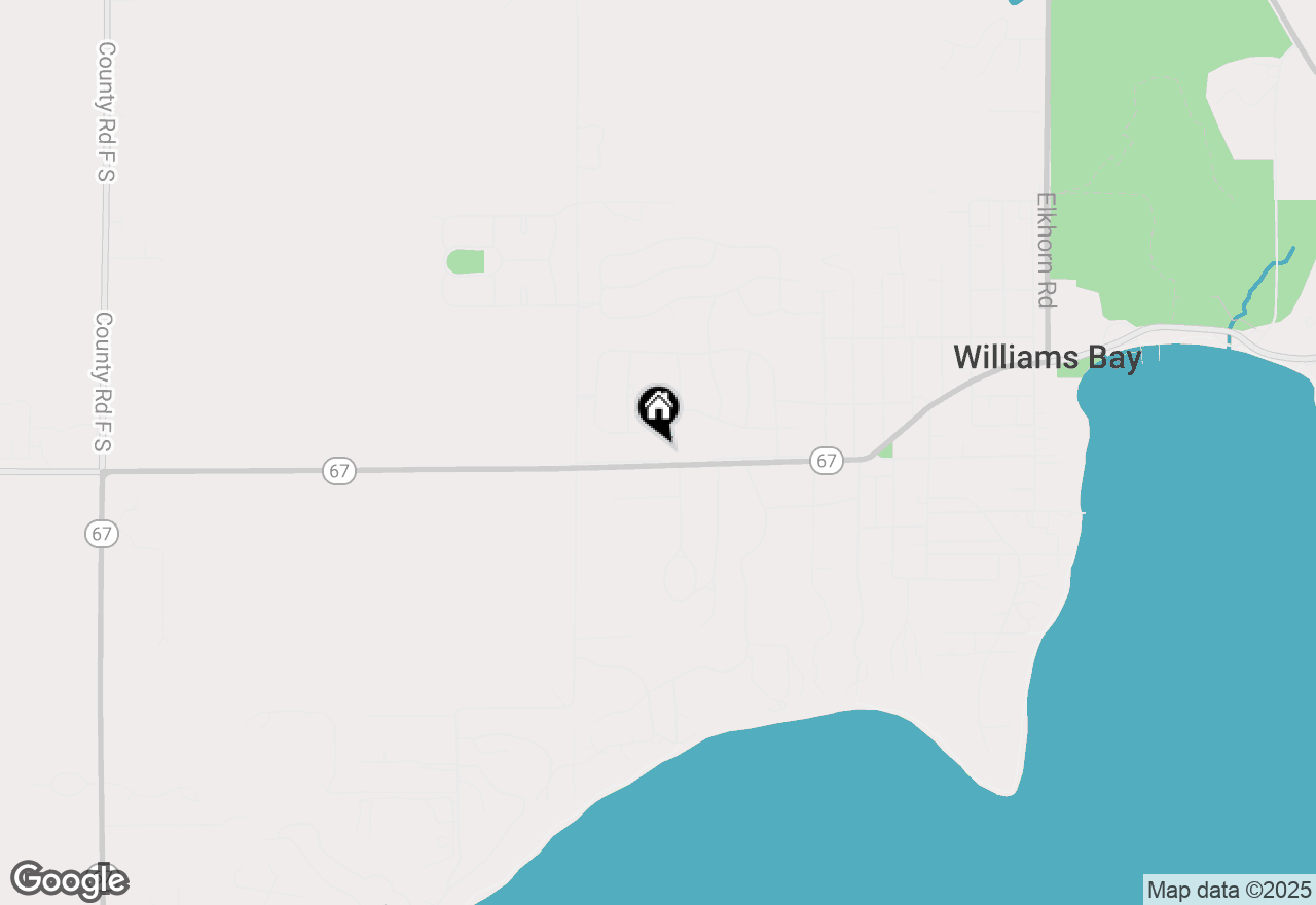 Map of 400 W Geneva St, Williams Bay, WI 53191