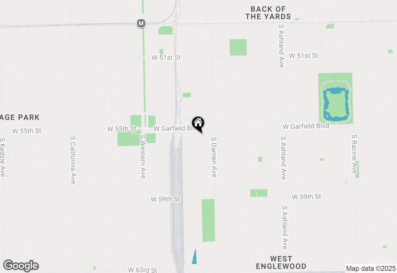 Map of 5515 S Hoyne Avenue, Chicago, IL 60636