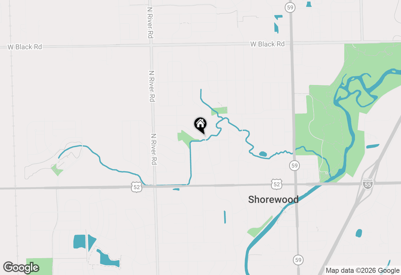 Map of 1003 Country Drive, Shorewood, IL 60404