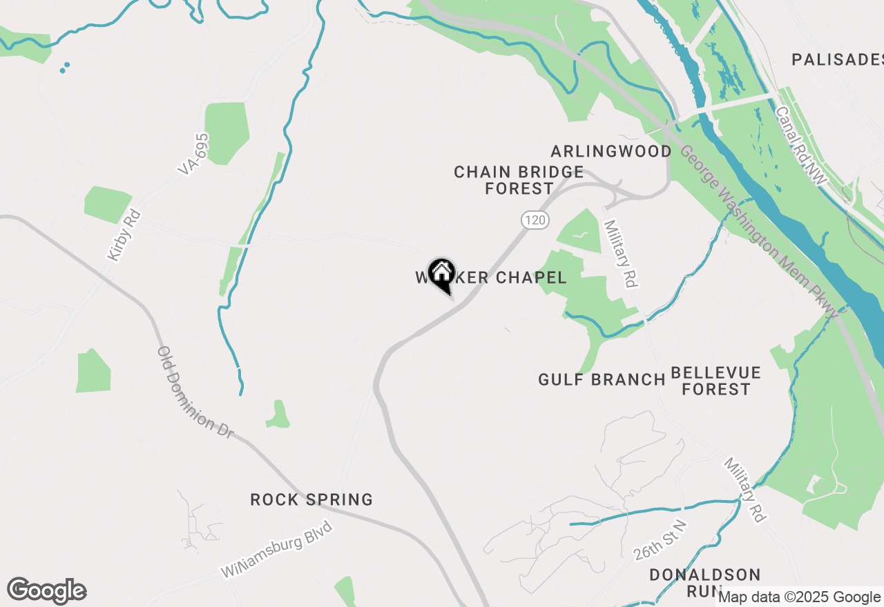 Map of 3922 N Glebe Road, Arlington, VA 22207
