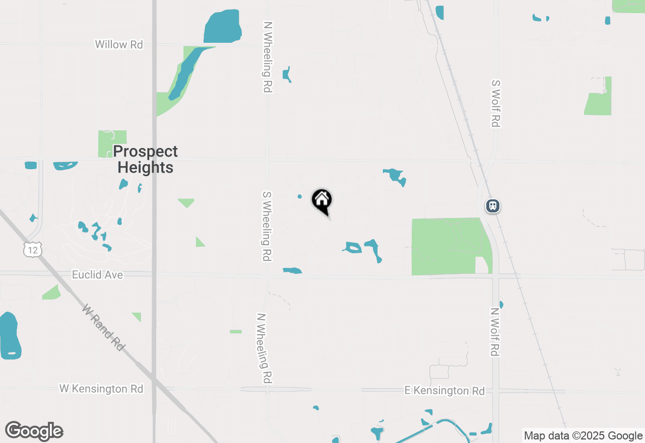 Map of 21 Rob Roy Lane #D, Prospect Heights, IL 60070