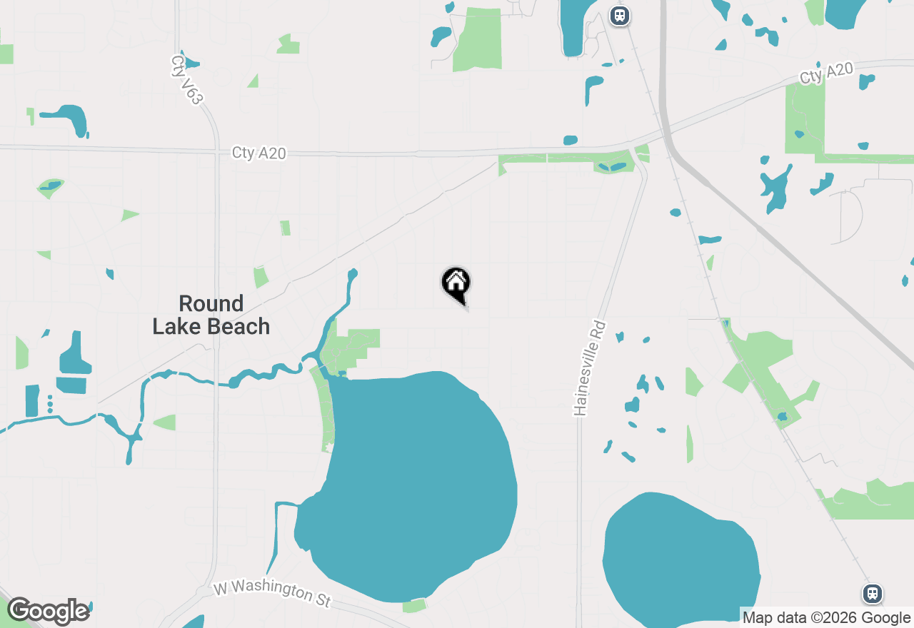 Map of 233 Wildwood Drive, Round Lake Beach, IL 60073