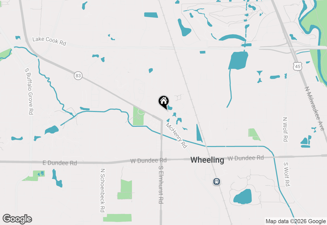 Map of 797 Coventry Place, Wheeling, IL 60090