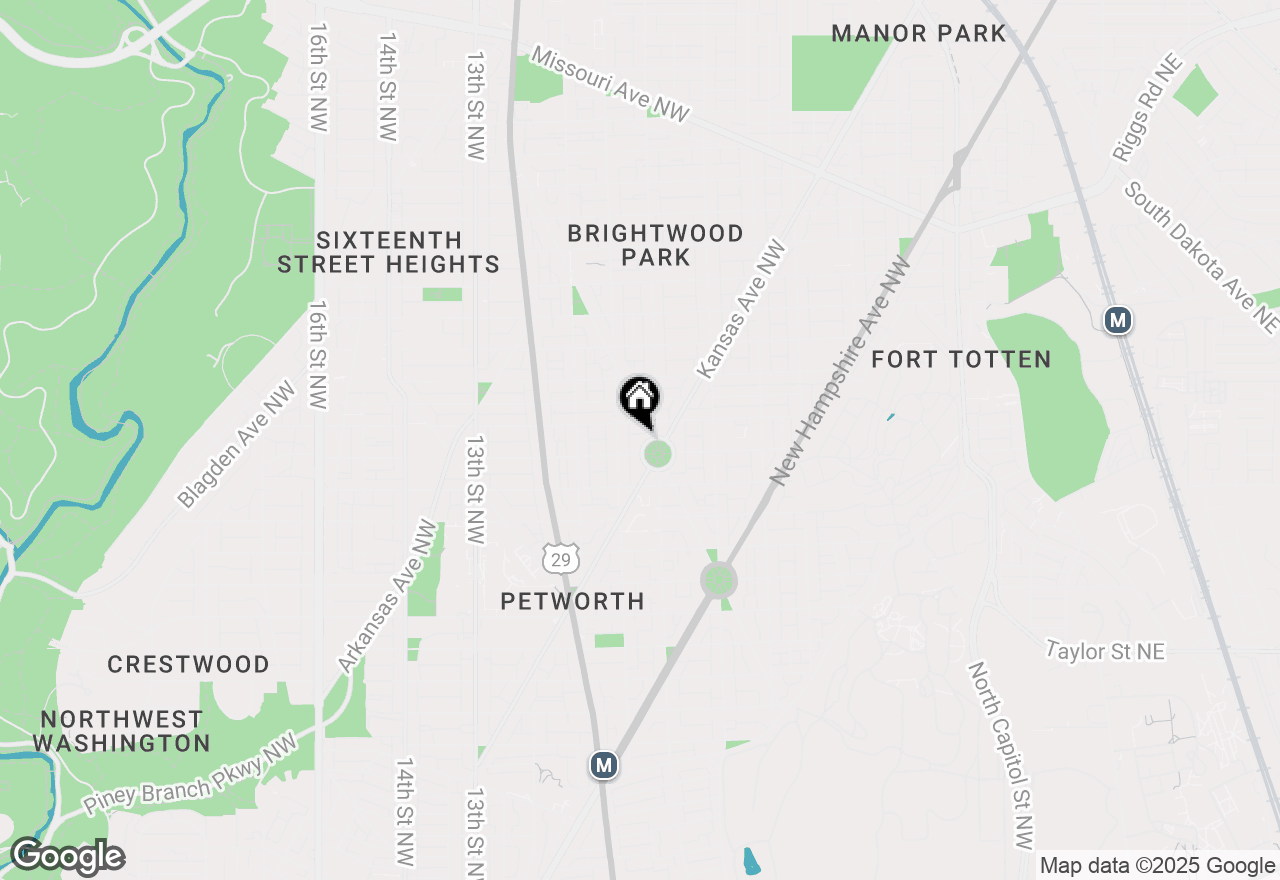 Map of 29 Sherman Circle Nw, Washington, DC 20011