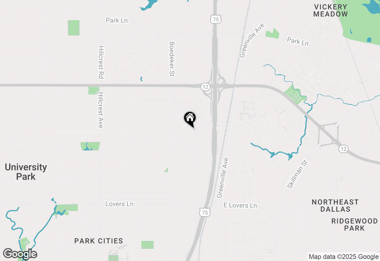 Map of 27 Lakeside Park, Dallas, TX 75225