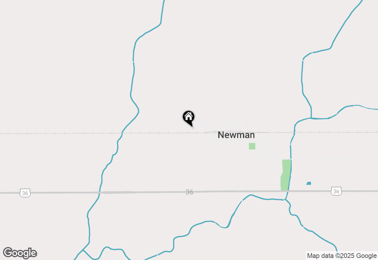 Map of 706 W Vanderen Street, Newman, IL 61942