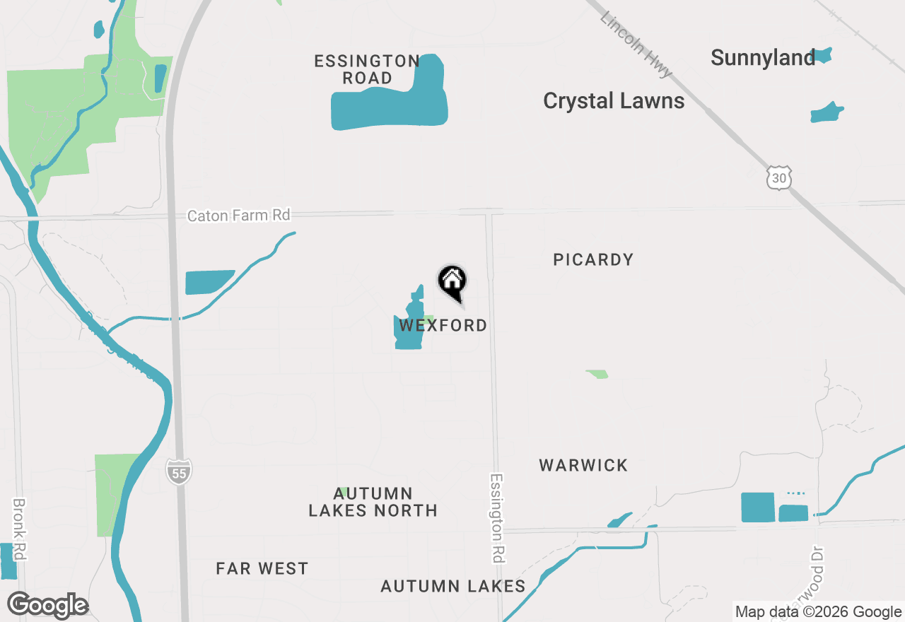 Map of 3215 Whitegate Road, Joliet, IL 60431