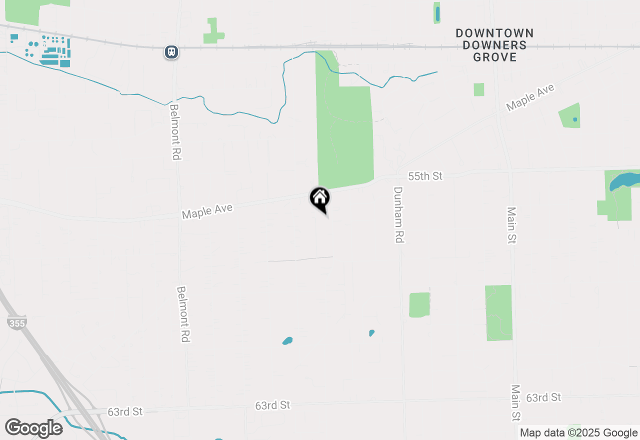 Map of 5625 Aubrey Terrace, Downers Grove, IL 60516