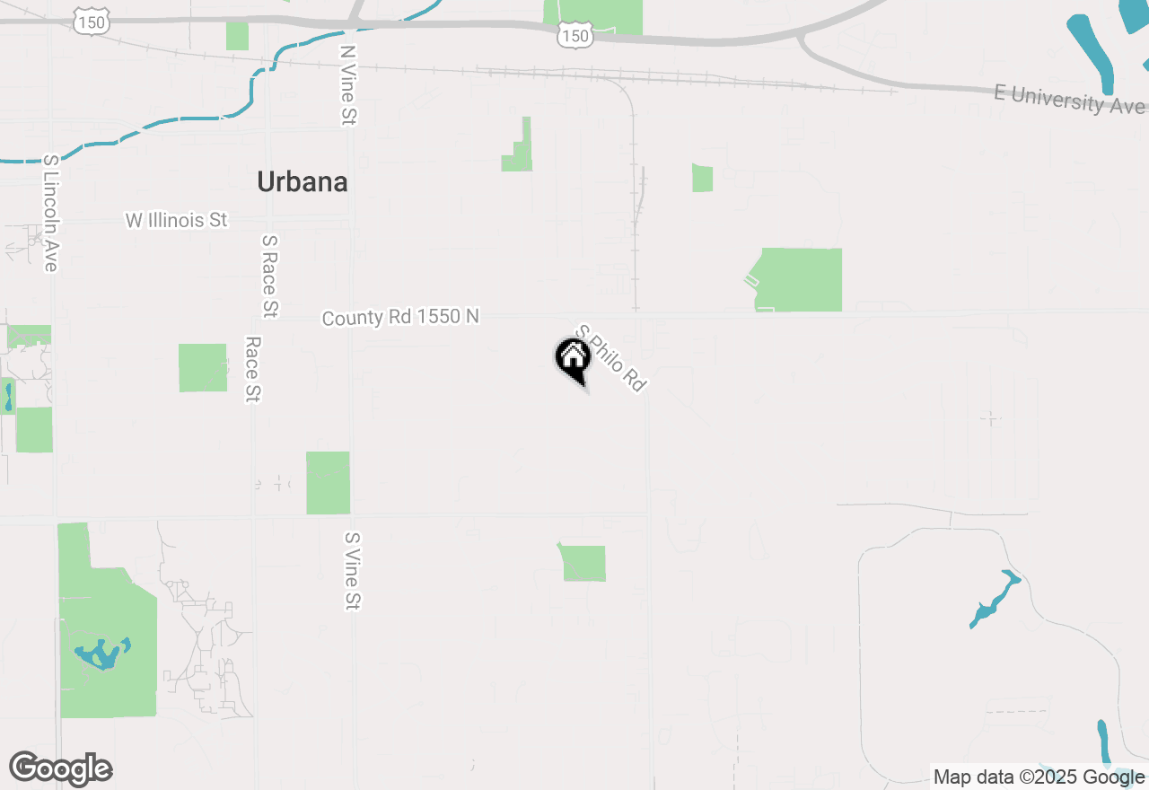 Map of 1204 Grant Place, Urbana, IL 61801