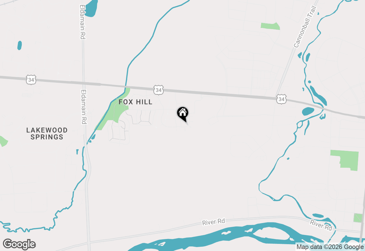 Map of 1368 Chestnut Lane, Yorkville, IL 60560