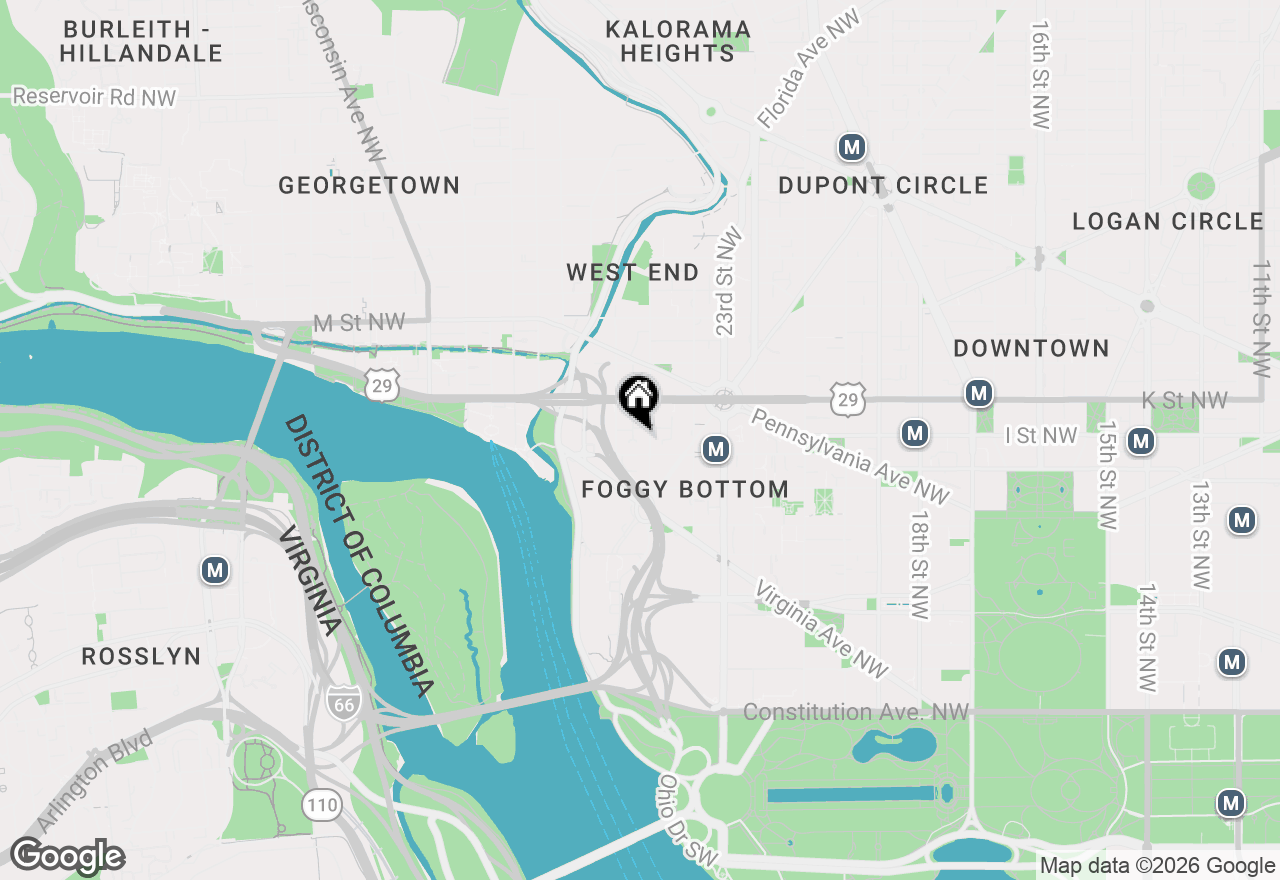 Map of 915 Hughes Mews Nw, Washington, DC 20037