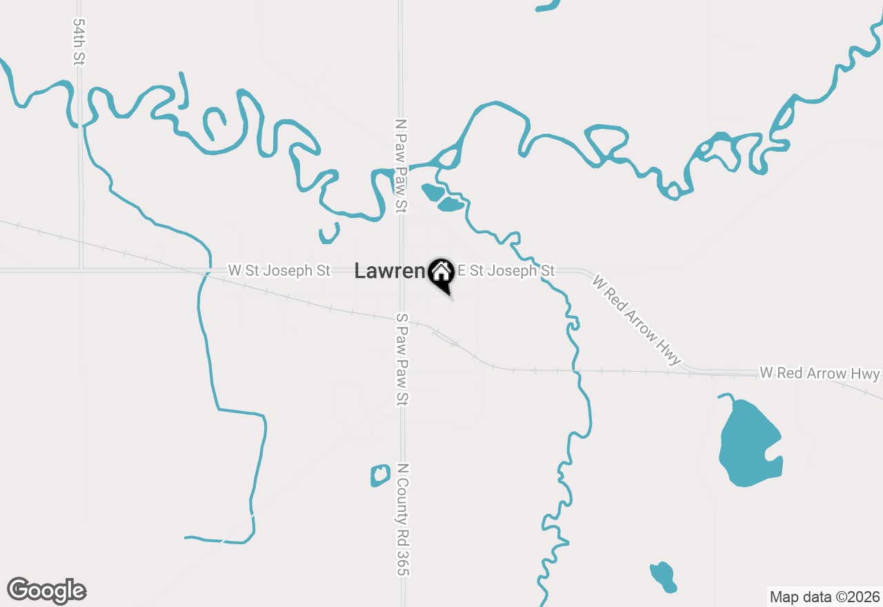 Map of 220 E James Street, Lawrence, MI 49064