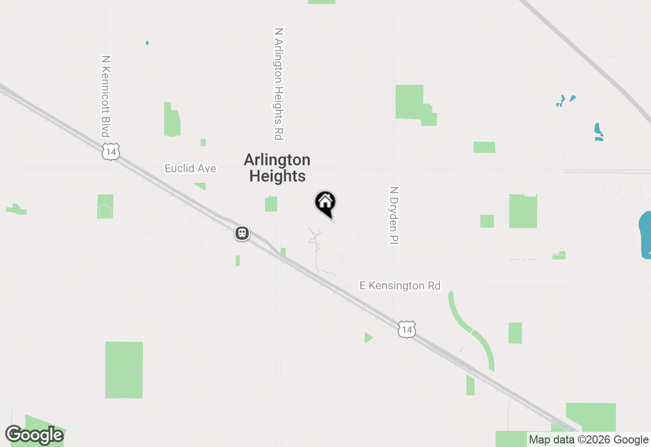 Map of 203 N Haddow Avenue, Arlington Heights, IL 60004