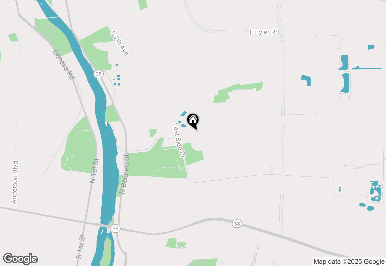 Map of 746 Parker Court, Geneva, IL 60134