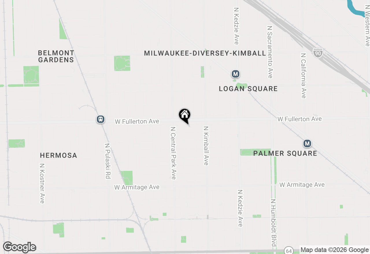 Map of 2341 N Drake Avenue, Chicago, IL 60647