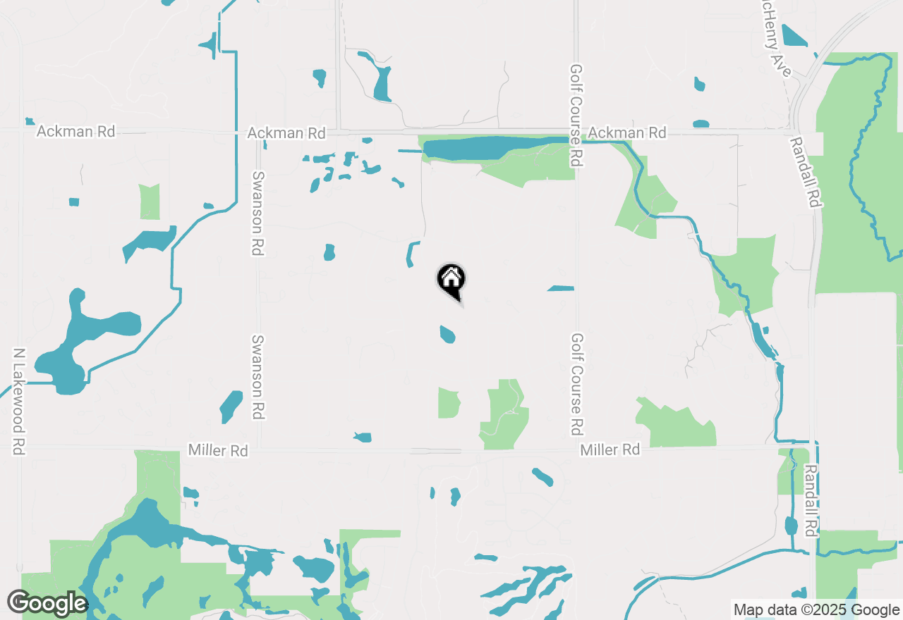 Map of 1623 Deerhaven Drive, Crystal Lake, IL 60014