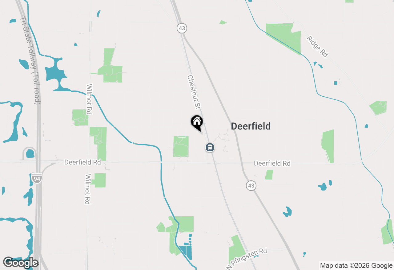 Map of 943 Forest Avenue, Deerfield, IL 60015