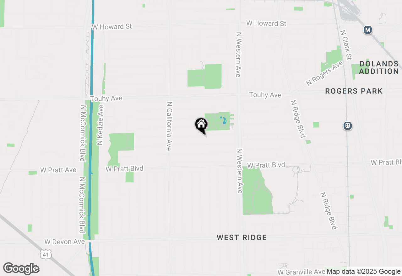 Map of 2608 W Coyle Avenue, Chicago, IL 60645