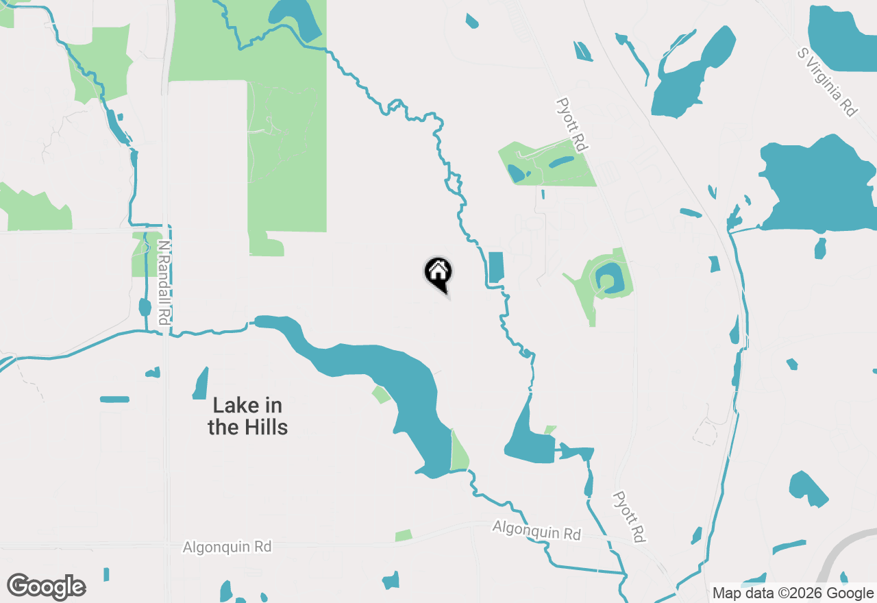 Map of 1120 Cherry Street, Lake In The Hills, IL 60156