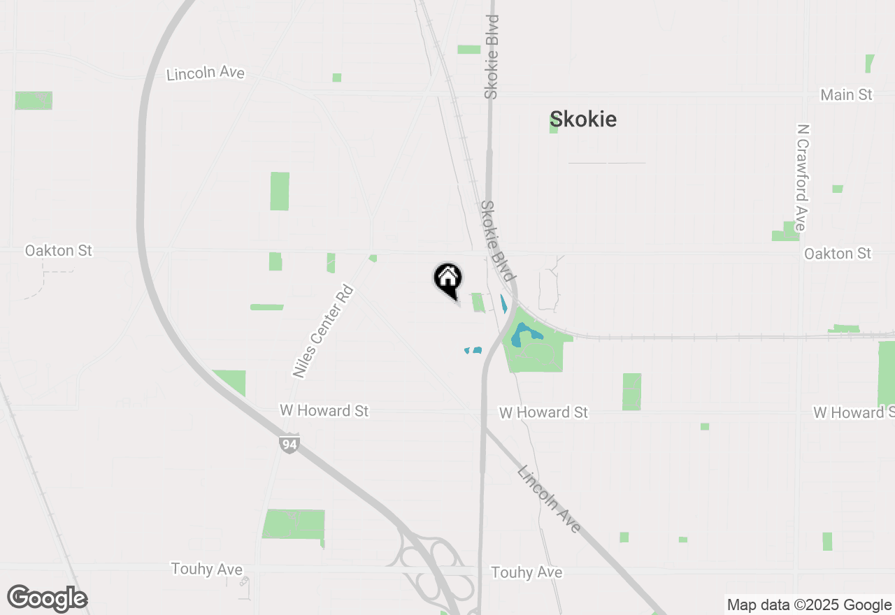 Map of 4856 Hull Street, Skokie, IL 60077