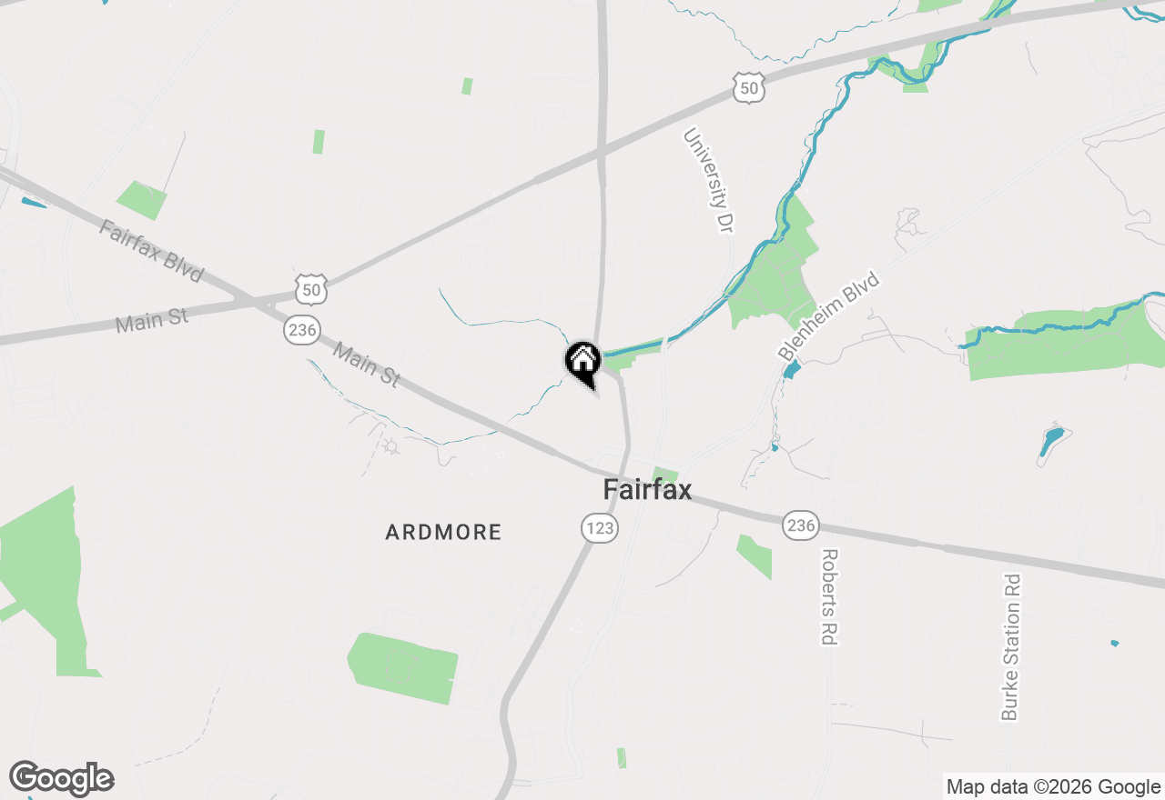 Map of 3916 Rust Hill Place, Fairfax, VA 22030