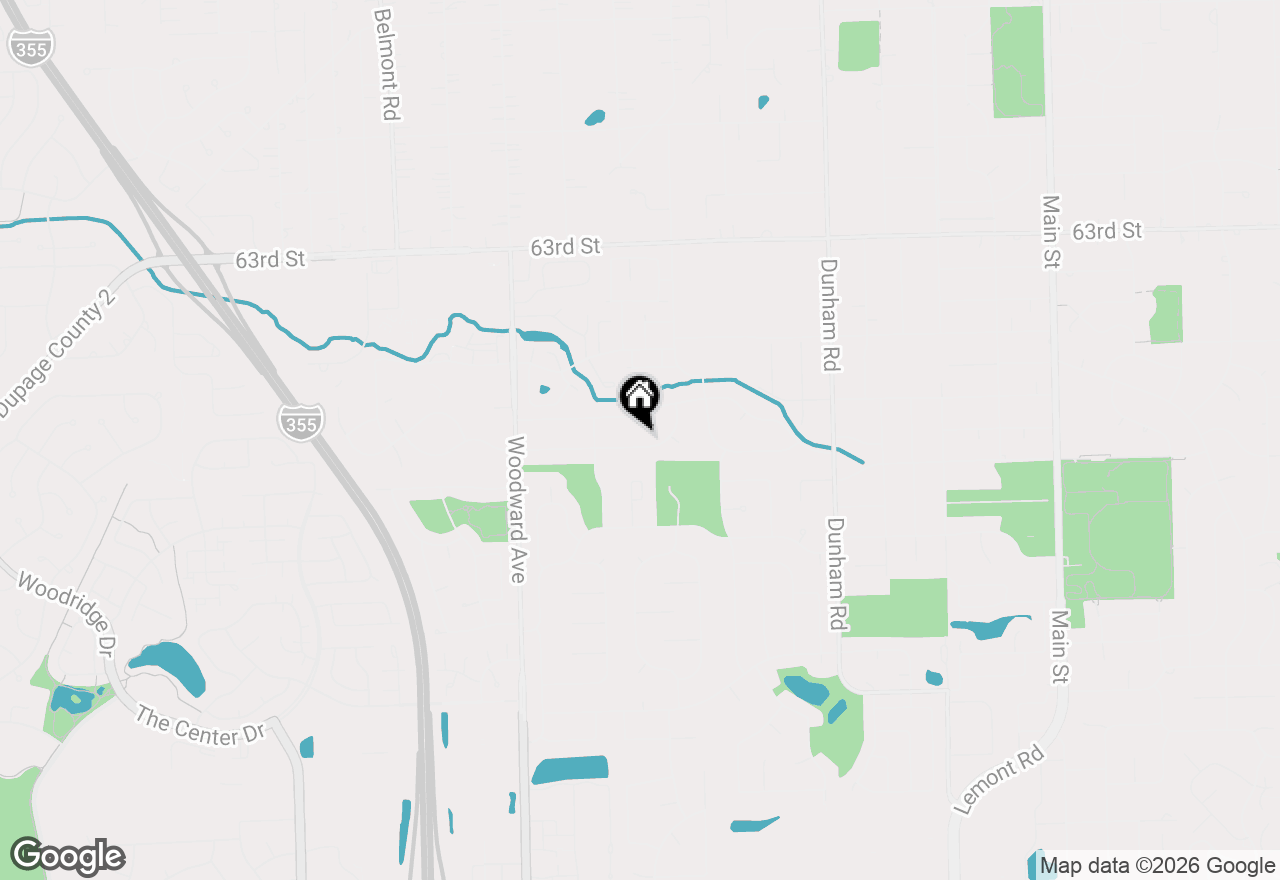 Map of (Address confidential), Downers Grove, Illinois 60516