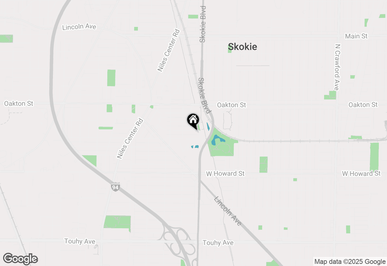 Map of 4817 Hull Street #2B, Skokie, IL 60077