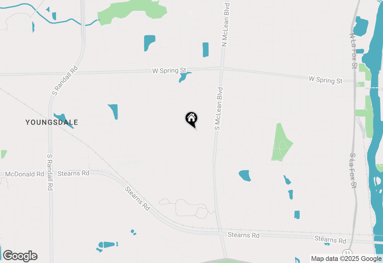 Map of 245 Kingsport Drive, South Elgin, IL 60177