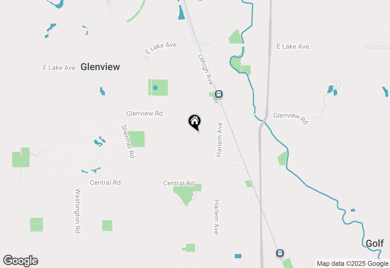 Map of 2000 Henley Street, Glenview, IL 60025