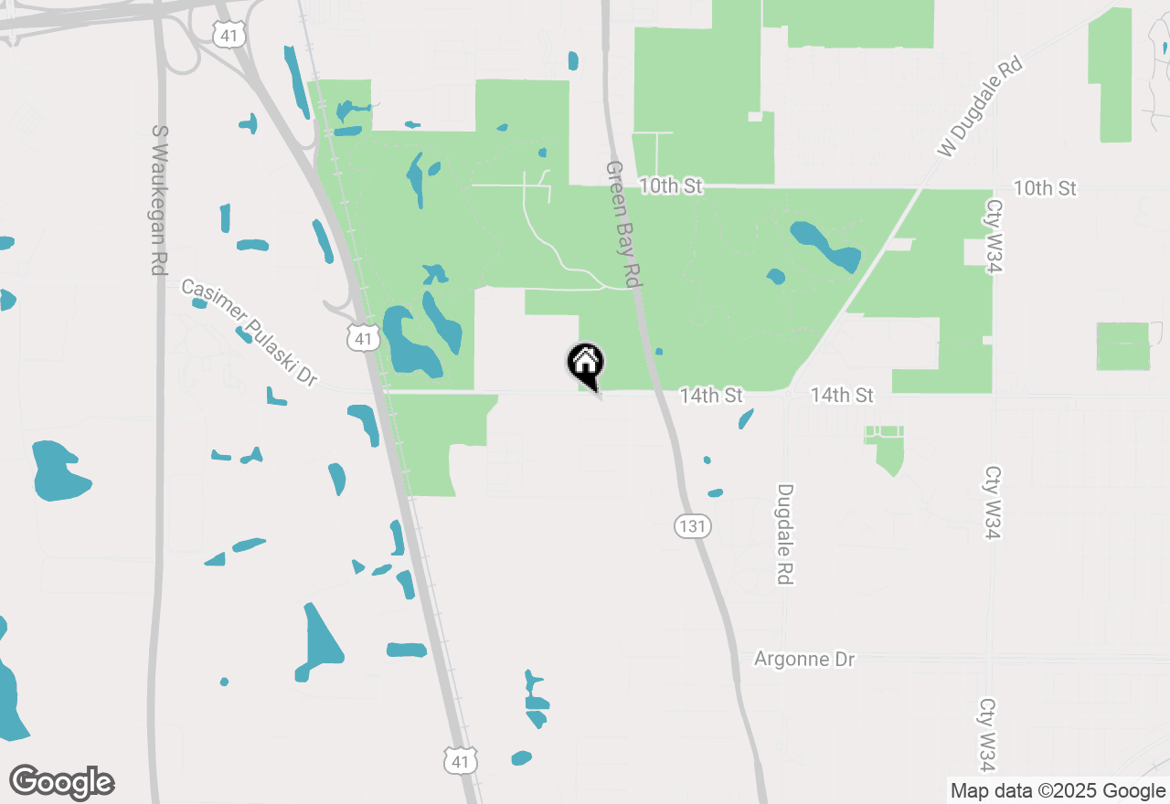 Map of 3139 Casimer Pulaski Drive, North Chicago, IL 60064