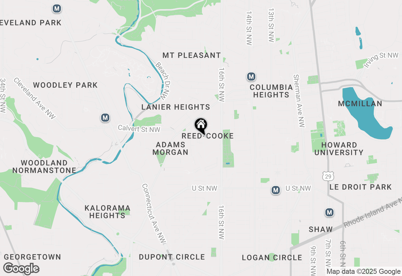 Map of 2424 17th Street Nw #208, Washington, DC 20009