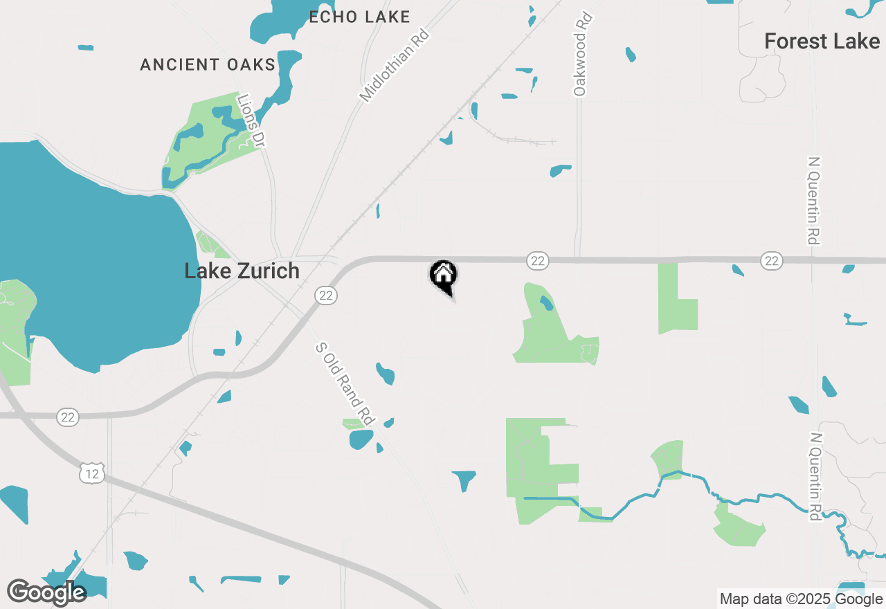 Map of 480 Ginger Trail, Lake Zurich, IL 60047