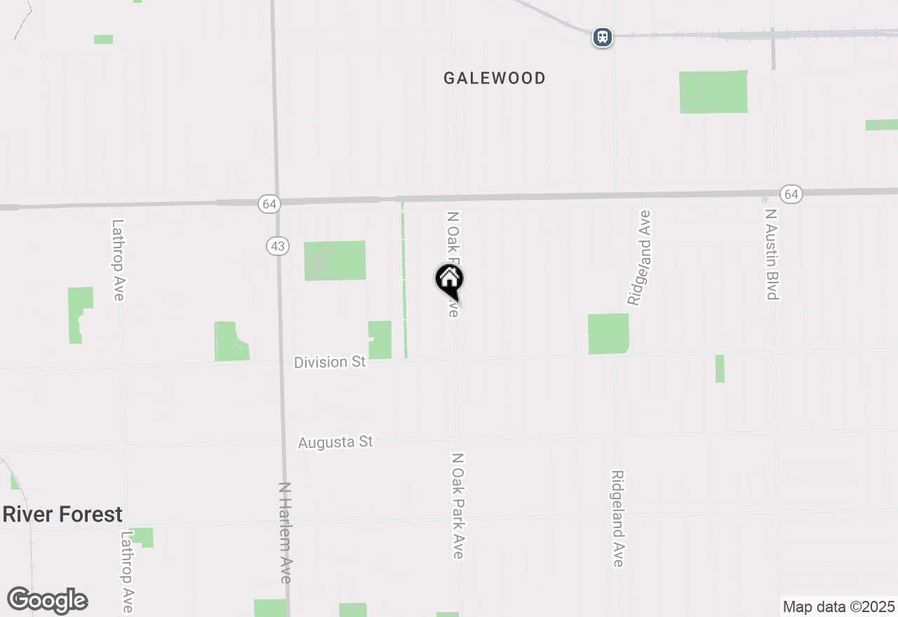 Map of 1009 N Oak Park Avenue, Oak Park, IL 60302