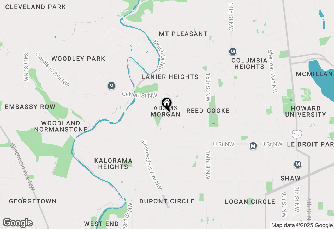 Map of 1831 Belmont Road Nw #405, Washington, DC 20009