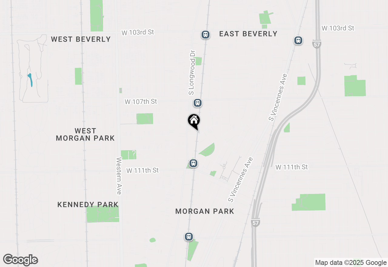 Map of 1918 W 108th Place, Chicago, IL 60643