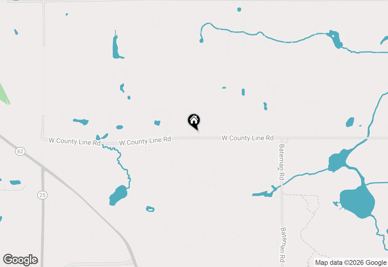 Map of 25 Ashbury Lane, Barrington, IL 60010