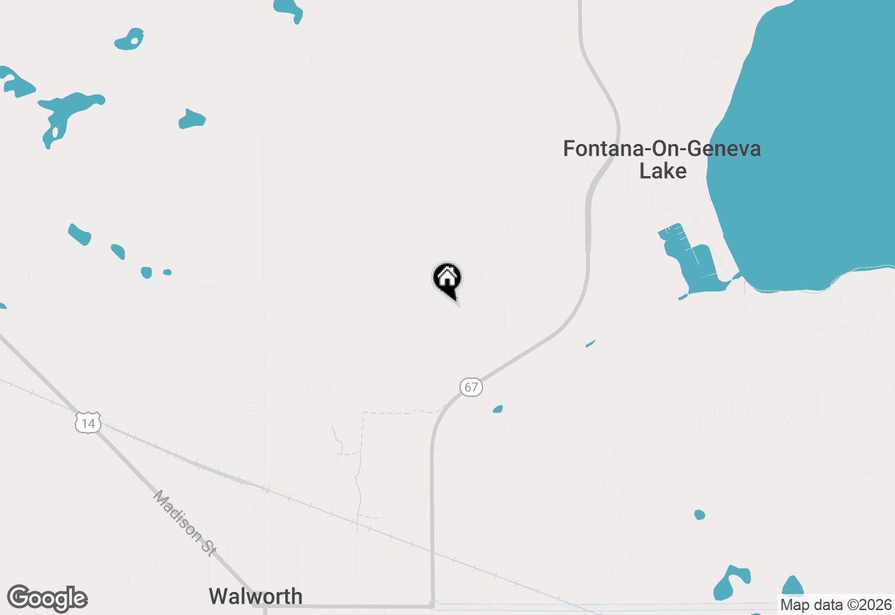 Map of N1474 Fontana Ridge Rd, Fontana, WI 53125