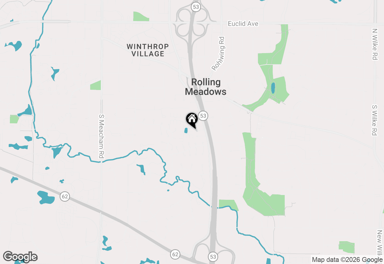 Map of 3 Calchester On Auburn Road, Rolling Meadows, IL 60008