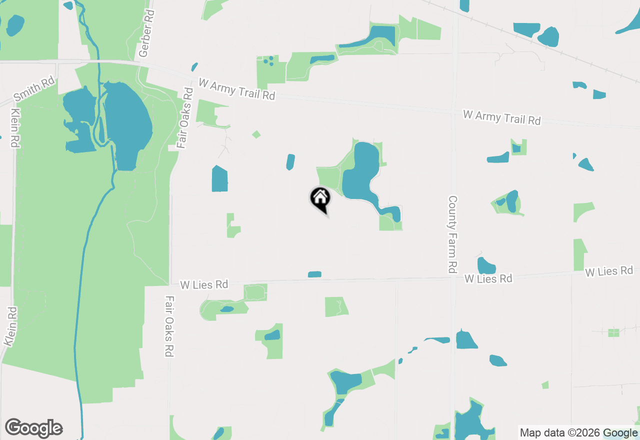 Map of 1143 Woodlake Drive, Carol Stream, IL 60188
