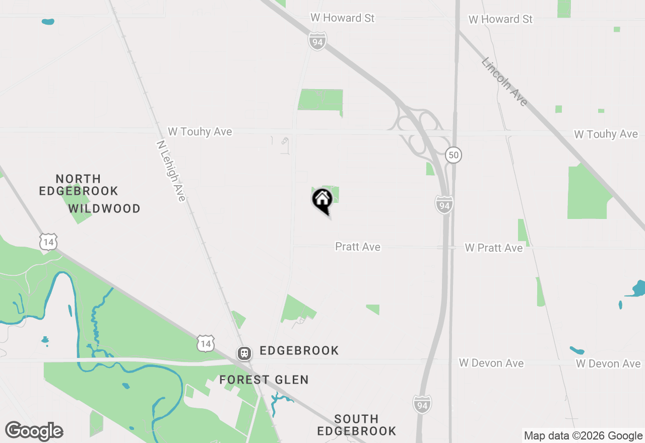 Map of 6850 Latrobe Avenue, Skokie, IL 60077