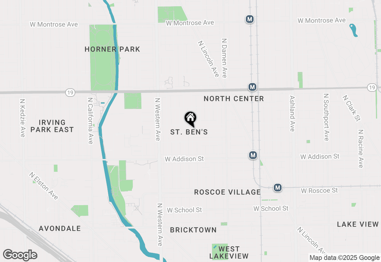 Map of 3740 N Leavitt Street, Chicago, IL 60618