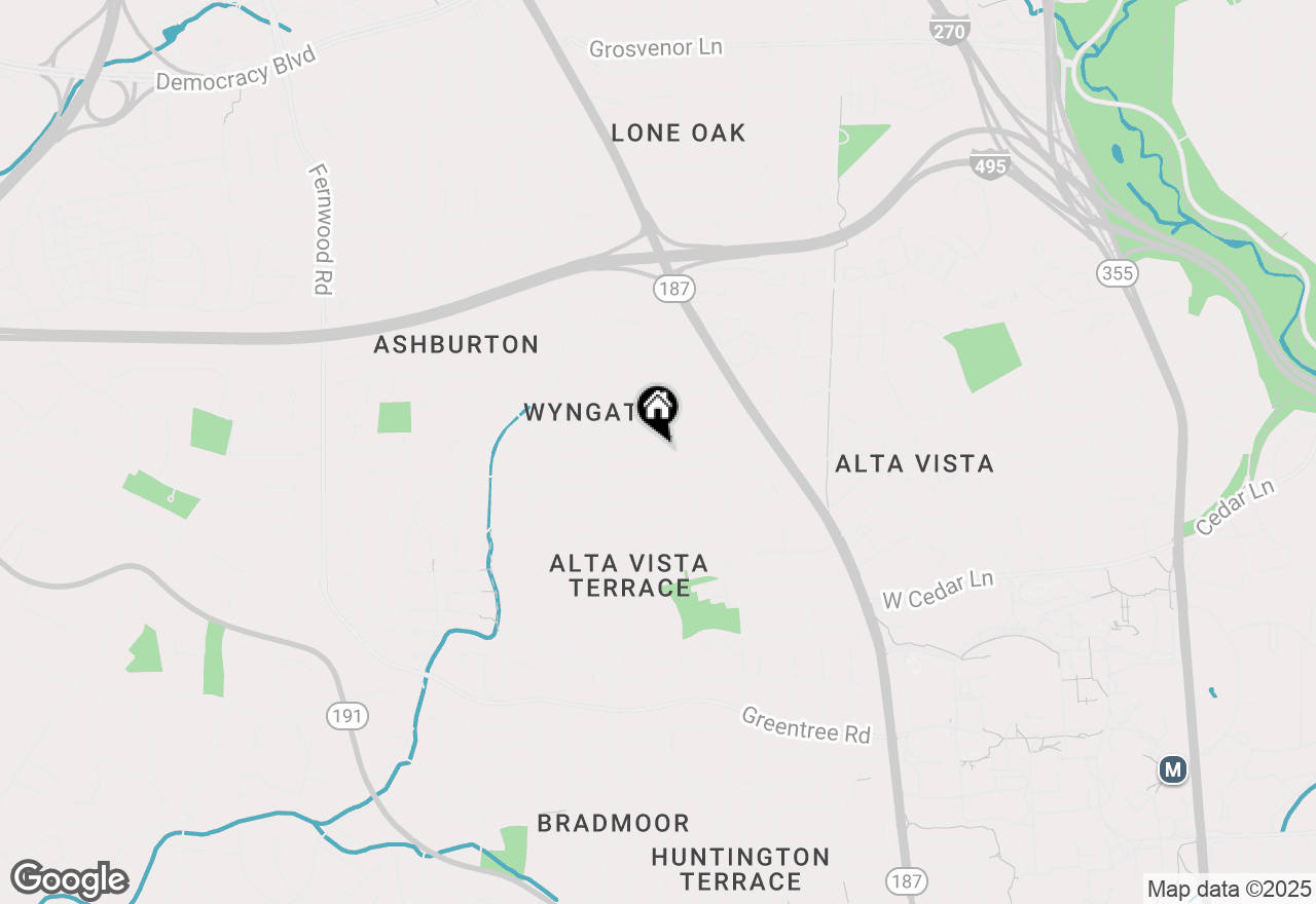 Map of 5902 Walton Road, Bethesda, MD 20817