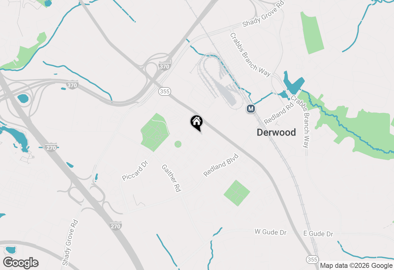 Map of 204 Poplar Spring Road, Rockville, MD 20850