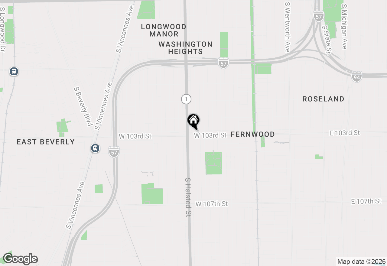 Map of 738 W 103rd Street, Chicago, IL 60628